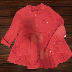 Free People Babydoll Top